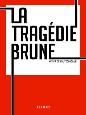 cover image of La Tragédie Brune